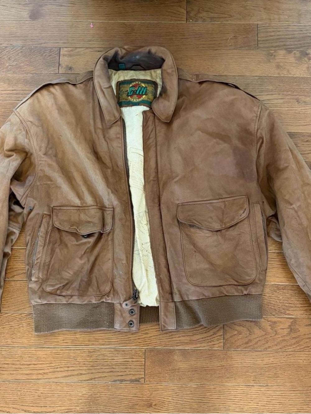 Vintage G-III Leather Flight Jacket